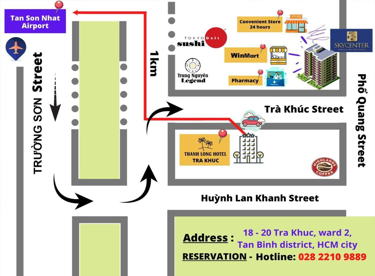 Thanh Long Hotel - Tra Khuc 胡志明市 外观 照片